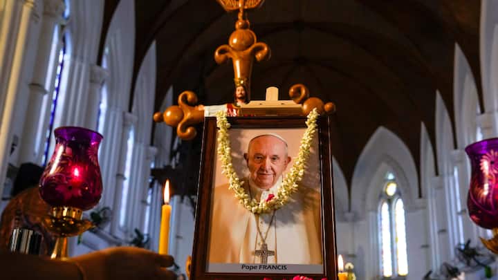 Jorge Mario Bergoglio, aka Pope Francis, passed away on April 22. He was the first Latin American pope and a member of the Jesuit order and he was the 265th pope of the Roman Catholic Church. His efforts to promote Christian unity and reform the church were hallmarks of his pontificate. (Image Source: PTI)