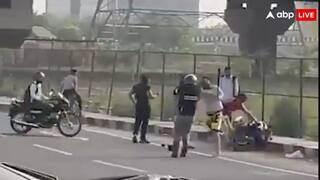 हरियाणा में बदमाशों की सरेआम गुंडागर्दी, बाइक सवार को पीटा और तोड़ी 11 लाख की बाइक, वीडियो वायरल