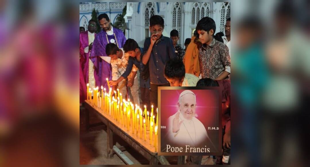 மறைந்த போப் ஆண்டவர் பிரான்சிஸ்கிற்கு மதுரையில் சிறப்பு இரங்கல் பிரார்த்தனை