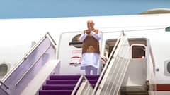 PM Modi’s Jeddah Arrival Gets Royal F-15 Escort In Rare Saudi Gesture, Set To Meet Crown Prince — IN PICS
