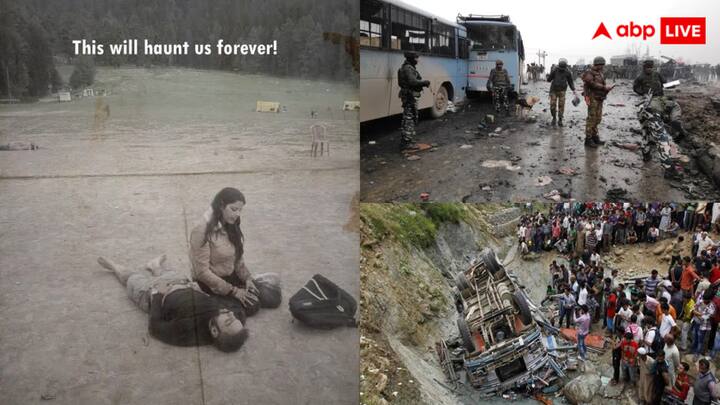 देश में अब तक जितने भी बड़े आतंकी हमले हुए हैं उनकी खौफनाक तस्वीरें अगर आप देख लेंगे तो आपका कलेजा फट पड़ेगा. ये तस्वीरें देख आप भी खून के आंसू रोने पर मजबूर हो जाएंगे.