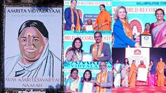 1.28 லட்சம் இதயங்கள்; உலக சாதனை படைத்த அமிர்த வித்யாலயா! எதற்கு தெரியுமா?