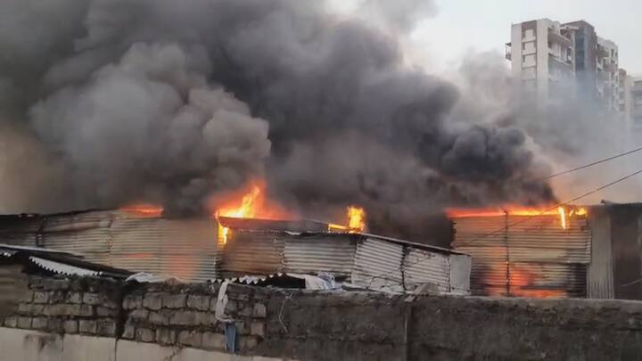 घटनेची माहिती मिळताच अग्निशामक दलाच्या आठ गाड्या घटनास्थळी दाखल झाल्या आहेत.