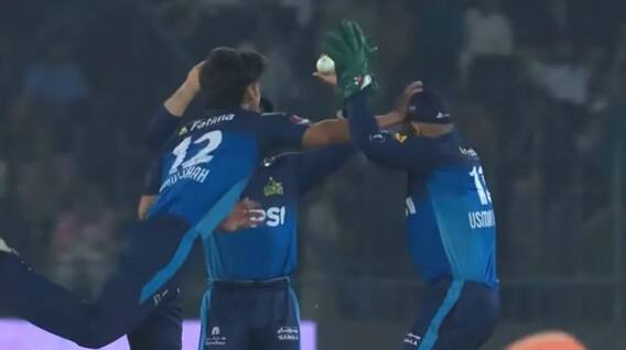 VIDEO: पाकिस्तान में ये क्या हुआ, PSL के LIVE मैच में थप्पड़ मार कर खिलाड़ी को जमीन पर गिराया और फिर...