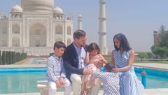 JD Vance visits Taj Mahal: తాజ్ మహల్ వద్ద సందడి చేసిన జేడీ వాన్స్ కుటుంబం, భార్య, పిల్లలతో సరదాగా కాలక్షేపం