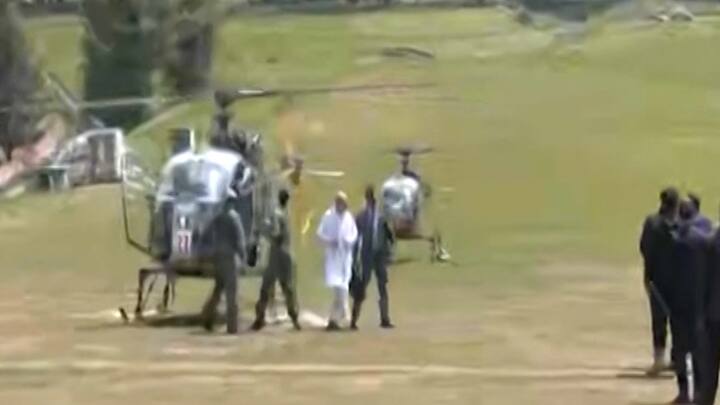 जम्मू काश्मीरचे नायब राज्यपालही यावेळी अमित शाहांसोबत उपस्थित आहे. (photo credit- ANI)