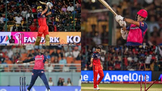 RCB vs RR highlights: વિરાટ કોહલી-જોશ હેઝલવુડે બેંગ્લોરને અપાવી જીત, રાજસ્થાનની સતત 5મી હાર