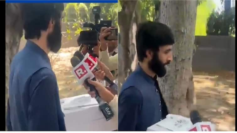 Pahalgam Attack Viral Video Man carrying cake seen entering Pakistan High Commission Delhi Pahalgam Attack: கொந்தளிப்பில் இந்தியா; பாகிஸ்தான் தூதரகத்தில் கேக் வெட்டி கொண்டாட்டமா?