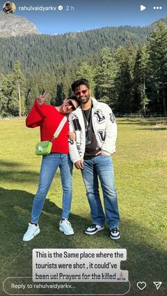 पहलगाम में अटैक वाली जगह ही राहुल वैद्य ने बीवी दिशा संग खिंचवाई थी फोटो, अब कहा- ‘ये हमारे साथ भी हो सकता था’