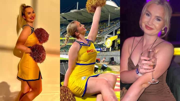 CSK Cheerleader for IPL 2025: आईपीएल के 18वें संस्करण में मॉली चेन्नई सुपर किंग्स टीम के लिए चीयरलीडर के तौर पर काम कर रही हैं. सीएसके से पहले वह सनराइजर्स हैदराबाद टीम के साथ भी रही हैं.