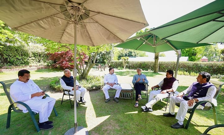 Congress leader Rahul Gandhi arrived in Srinagar, Jammu and Kashmir, on Friday morning to interact with injured tourists. (Image Source: X/@INCIndia)