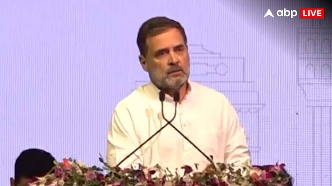 congress mp rahul gandhi addresses india summit in hyderabad Attack On BJP RSS Says attitude filled with hate fear and anger ANN ‘नफरत, डर और गुस्से से भरा हुआ है’, राहुल गांधी ने किसके लिए और क्यों कही ये बात?