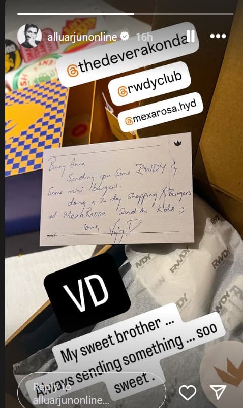 Vijay Deverakonda Surprises Allu Arjun With A Sweet Gift; Know Deets
