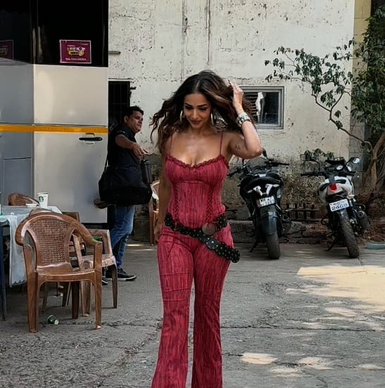 At the same time, in some pictures, Malaika was also seen flaunting the tattoo made on her hand. On which the eyes of the fans are stuck. 'Patience and Venus written on the actress's hand.