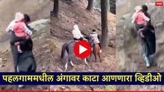 दहशतवाद्यांकडून मागे गोळीबार, महिला ओरडतेय; काश्मीरी मुलाने बाळाला वाचवलं, पहलगाममधील अंगावर काटा आणणारा VIDEO