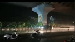 वादळी वाऱ्यासह पाऊस, लाईट गेली अन् उड्डाण पुलावरही पाणी; खासदारांनीच बनवला व्हिडिओ