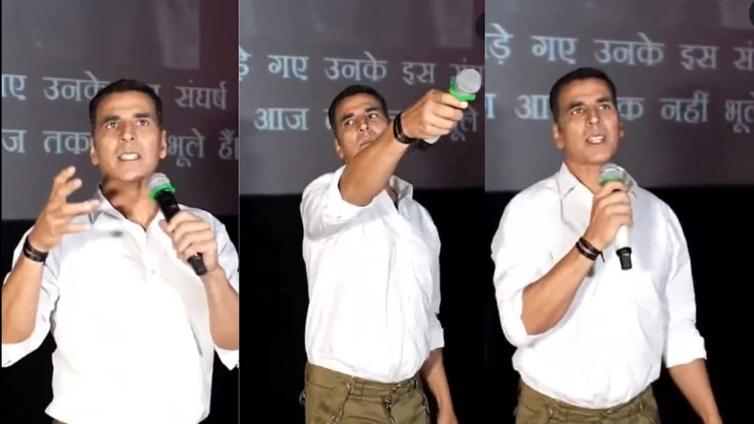 'तो संताप पुन्हा जागृत झालाय', 'केसरी 2' च्या स्क्रीनिंगमध्ये पहलगाम हल्ल्याने खिलाडी अक्षय खवळला akshay kumar strongly reacts on pahalgam terror attack at kesari chapter 2 screening fans abused pakistan marathi news 'तो संताप पुन्हा जागृत झालाय', 'केसरी 2' च्या स्क्रीनिंगमध्ये पहलगाम हल्ल्याने खिलाडी अक्षय खवळला