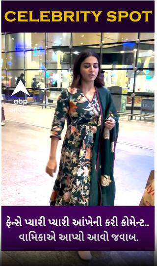 Wamiqa Gabbi: ફેન્સે પ્યારી પ્યારી આંખોની કોમેન્ટ કરી તો... વામિકાએ આપ્યો કંઈક આવો જવાબ