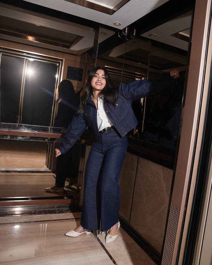 Rashmika Mandanna Channels Major Boss Babe Energy, Check Out The Pics On the work front, Rashmika recently appeared in Sikandar with Salman Khan and Chhava with Vicky Kaushal, and she will next be seen in Kuberaa, The Girlfriend, and Thama with Ayushmann Khurrana. (All Images: Instagram/rashmika_mandanna)