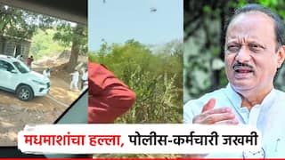 धावले, पळाले... अजित पवारांच्या दौऱ्यात मधमांशाचा हल्ला; ताफ्यातील पोलीस अन् कर्मचाऱ्यांना चावा