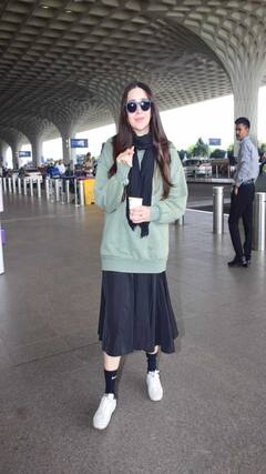 Karisma Kapoor Serves Effortless Glam In Airport Fashion