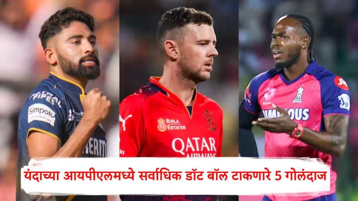 IPL 2025: आयपीएल 2025 च्या हंगामात सर्वाधिक निर्धाव चेंडू कोणत्या गोलंदाजांनी टाकले जाणून घ्या...
