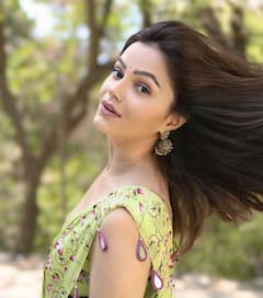 Rubina Dilaik Photos: लहराती जुल्फें, होंठों पर कातिलाना मुस्कान, साड़ी में रूबीना दिलैक ने जीता फैंस का दिल, देखें तस्वीरें