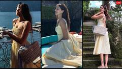 बहन के साथ इटली में वेकेशन एंजॉय कर रही हैं अनन्या पांडे, येलो ड्रेस में बोट पर दिए पोज