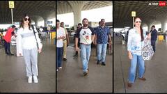 Airport Look: मौनी रॉय से लेकर ईशा देओल तक, इन सेलेब्स का एयरपोर्ट पर दिखा कैजुअल लुक, पैपराजी को दिए पोज