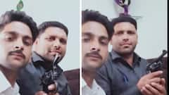 बीजेपी नेता फैजी और वसीउल की रिवॉल्वर संग तस्वीर वायरल, उपाध्यक्ष पर भी FIR