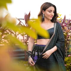 Soha Ali Khan Embraces Effortless Elegance In A Chic Printed Saree Look, See Pics