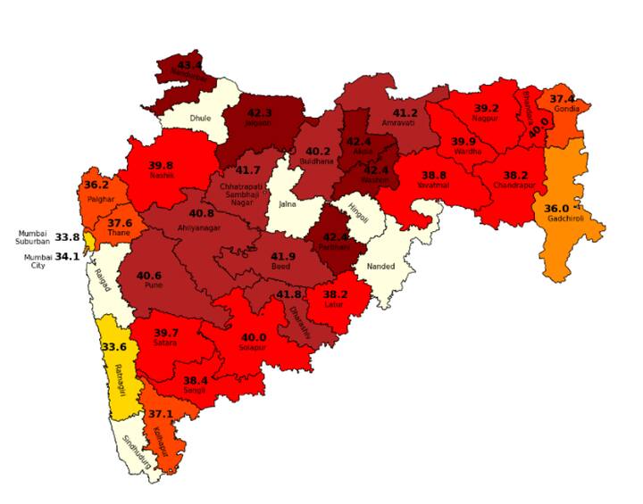 विदर्भात आज पावसाची शक्यता असून गडचिरोली जिल्ह्याला ऑरेंज अलर्ट देण्यात आलाय. उर्वरित जिल्ह्यात यलो अलर्ट देण्यात आलाय.  त्यामुळे तापमान काहीसे उतरले आहे.