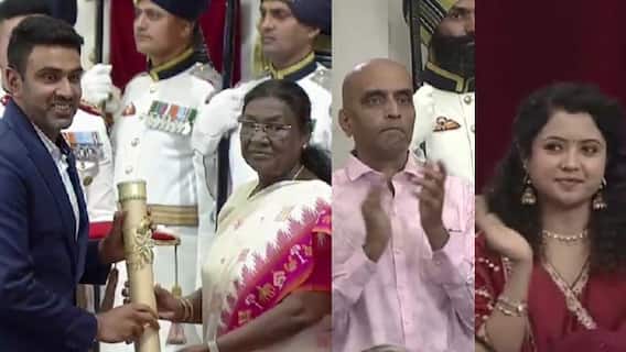 Padma Awards 2025: 'பத்ம ஸ்ரீ’ விருது பெற்ற அஸ்வின்! விருது விழா ஹைலைட்ஸ்!