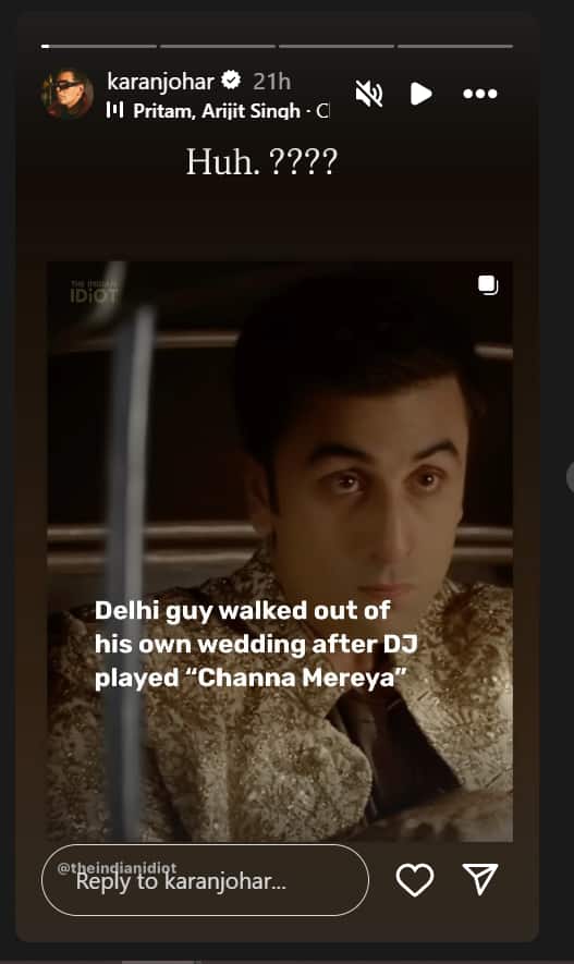 Channa Mereya 'After listening to the song, the groom broke the marriage, Karan Johar was shocked, like this