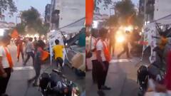 अलीगढ़ में जूस में थूक-पेशाब मिलाने का आरोप, लोगों ने दुकान में की तोड़फोड़, जमकर हंगामा