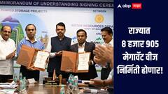 राज्यात 8 हजार 905 मेगावॅट वीज निर्मिती होणार, जलसंपदा विभागाचे तीन कंपन्यांसोबत 9 करार