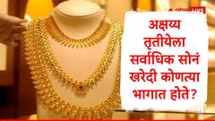 Gold Rate : सहा वर्षांमध्ये सोनं 200 टक्क्यांनी महागलं, अक्षय्य तृतीयेला सर्वाधिक सोने खरेदी कोणत्या भागात होते? ग्राहकांनी सोनं खरेदीचा ट्रेंड बदलला