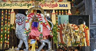 Madurai Chithirai Thiruvizha: வழிநெடுகிலும் நின்று சாமி தரிசனம்..மாசி வீதிகளில் நிரம்பிவழிந்த சித்திரைத் திருவிழா கூட்டம் !