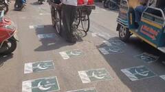 फिरोजाबाद: पाकिस्तान के विरोध में अनोखा प्रदर्शन, सड़कों पर लगाए जा रहे हैं पाकिस्तानी झंडे