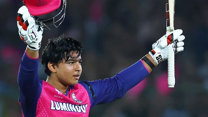 Vaibab scored a century as the youngest cricketer in the IPL. His innings against the Gujarat Titans was arranged in four fours and four sixes.