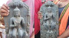 बिहार के इस जिले में JCB से हो रही थी खुदाई… खेत से निकलने लगीं प्राचीन मूर्तियां