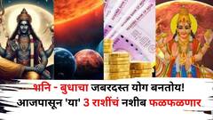 शनि - बुधाचा जबरदस्त योग! मे महिन्यात 'या' 3 राशींचं नशीब फळफळणार, नोकरीत प्रमोशन, करिअर जोरात, मोठे आर्थिक लाभ