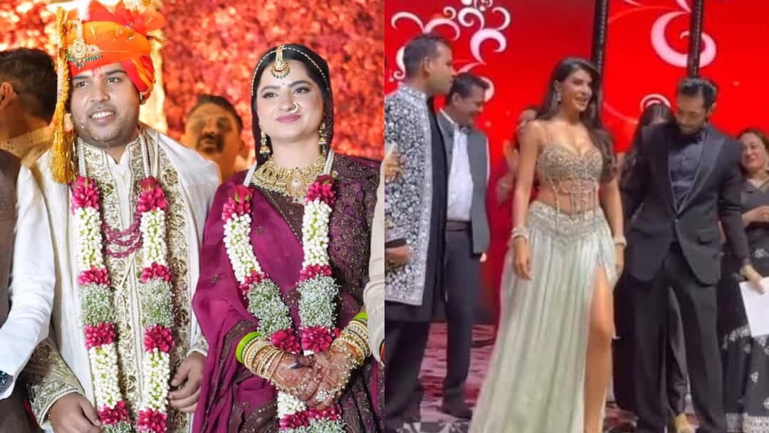 narendra singh tomar son marriage Controversy on jacqueline fernandez Dance in Pre Wedding Function MP Speaker ann MP: स्पीकर नरेंद्र सिंह तोमर के बेटे की शादी के फंक्शन में जैकलिन फर्नांडीस के ठुमके, हो गया विवाद