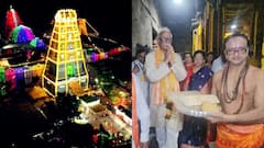 Ashok Gajapati Raju: సింహాద్రి అప్పన్నను తొలి దర్శనం చేసుకొని పట్టువస్త్రాలు సమర్పించిన అనువంశిక ధర్మకర్త అశోక్ గజపతి రాజు