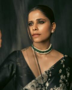 Saie Tamhankar : फायर है फायर.. साडीमध्ये सईचा हॉट लूक चर्चेत!