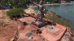 83 फूट उंच, ब्रॉन्झ धातू; मालवण किल्ल्यावर उभारला शिवरायांचा नवा पुतळा, लोकार्पण कधी?