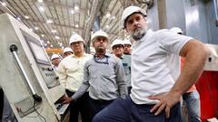 रायबरेली: राहुल गांधी ने किया रेल कोच फैक्ट्री का दौरा, कर्मचारियों की समस्याएं सुनीं