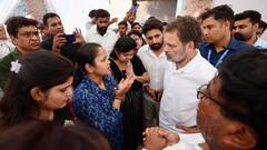 पहलगाम में मारे गए शुभम द्विवेदी के परिवार से मिले राहुल गांधी, शहीद का दर्जा दिलाने का दिया आश्वासन