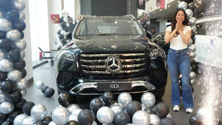 Actress and singer Shehnaaz Gill adds a luxury ride to her collection with a brand-new Mercedes-Benz GLS SUV. Here's how much it costs and what makes it special.
