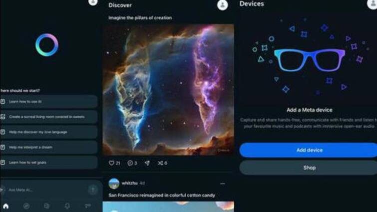 Meta launches Meta AI app giving direct competition ChatGPT friends will able see your conversation with AI Meta ने लॉन्च किया Meta AI ऐप, ChatGPT को दे रहा सीधी टक्कर, दोस्त देख सकेंगे आपकी AI से बातचीत!